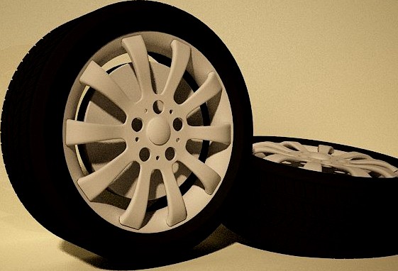 Wheel 3D Model