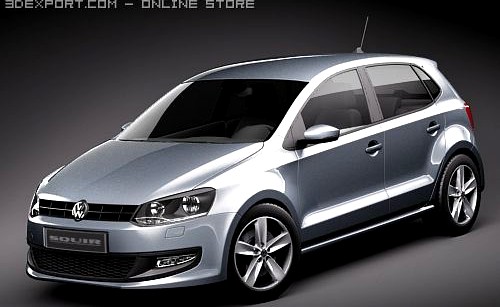 Volkswagen Polo 2010 3D Model
