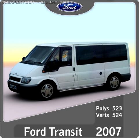 2007 Ford Transit 3D Model