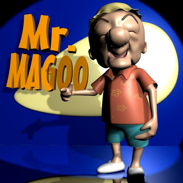 Mister MAGOO RIGGED 3D Model