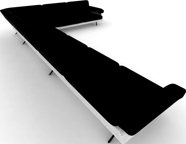 Corner Sofa 3D Model