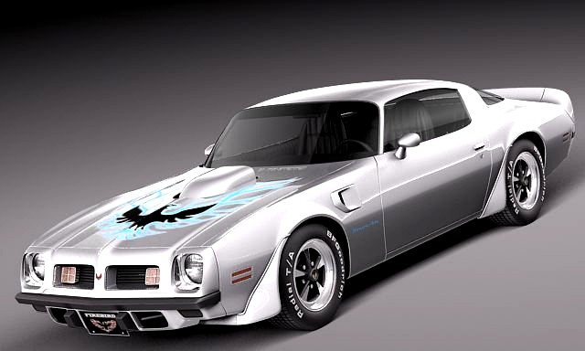 Pontiac Firebird Trans Am 1975 3D Model