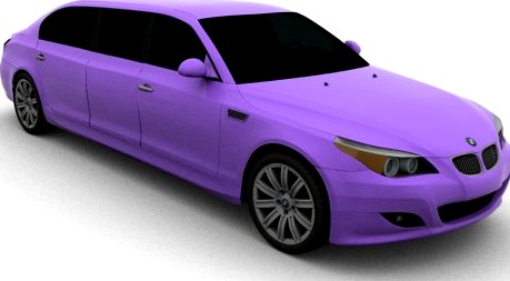 BMW Limousine 3D Model