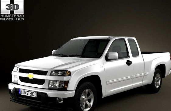 Chevrolet Colorado Extended Cab 2012 3D Model