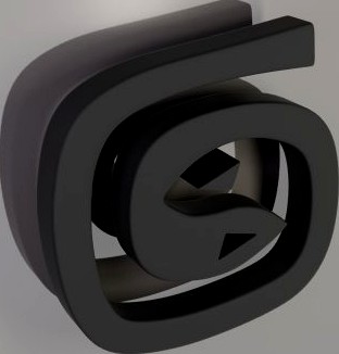 Autodesk 3D max logo 3D Model