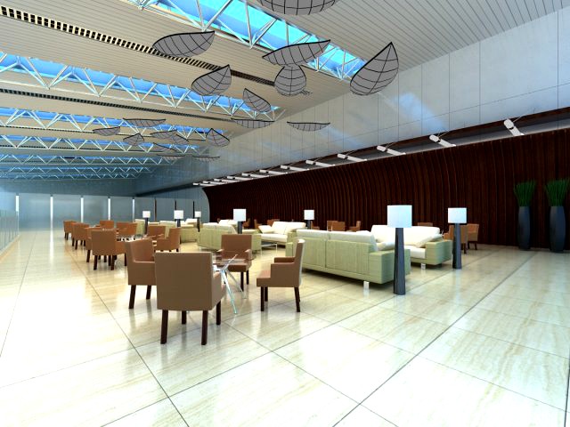 Restaurant Space 107 3D Model
