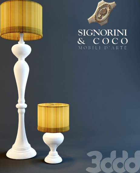 Торшер и настольная лампа Signorini &amp; coco, Carlotta