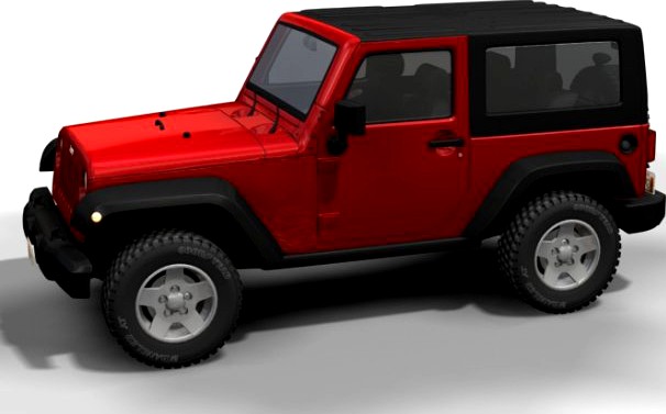 2007 Jeep Wrangler 3D Model