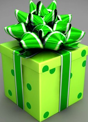 Present green 3D Model