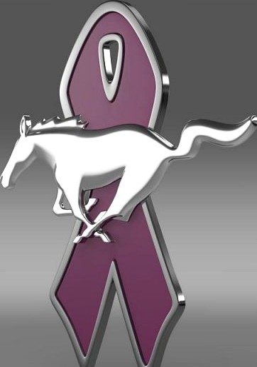 Mustang Wip 2009 Logo 3D Model