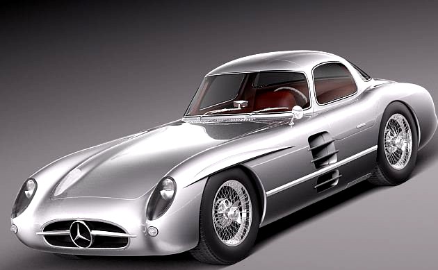 MercedesBenz 300 SLR 1955 3D Model