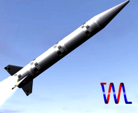 Israeli Black Sparrow Missile 3D Model