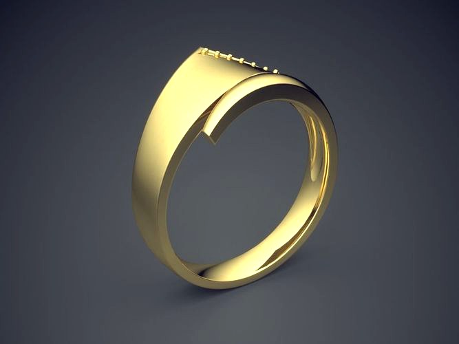 Unique Ring CAD-4695 | 3D