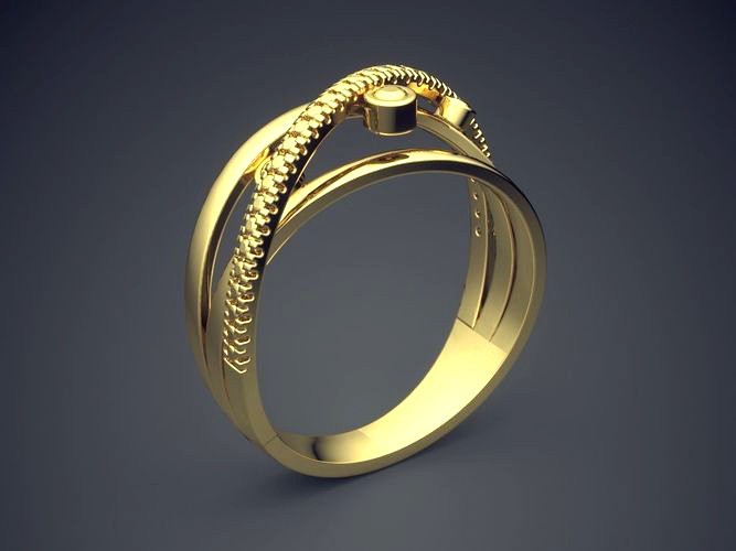 Ring CAD-6536 | 3D