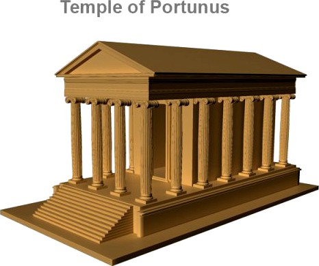 Temple of Portunus 3D Model