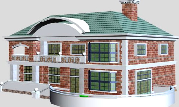 Villa 067 3D Model