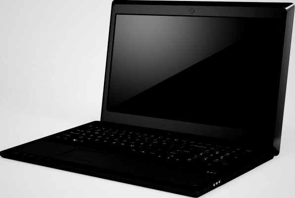 CGAxis Black Notebook 3D Model