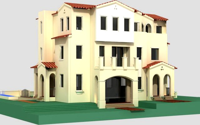 Villa 211 3D Model