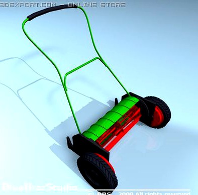 Push Mower 3D Model