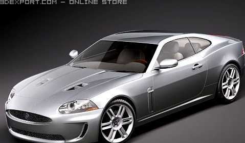 Jaguar XKR 2010 3D Model