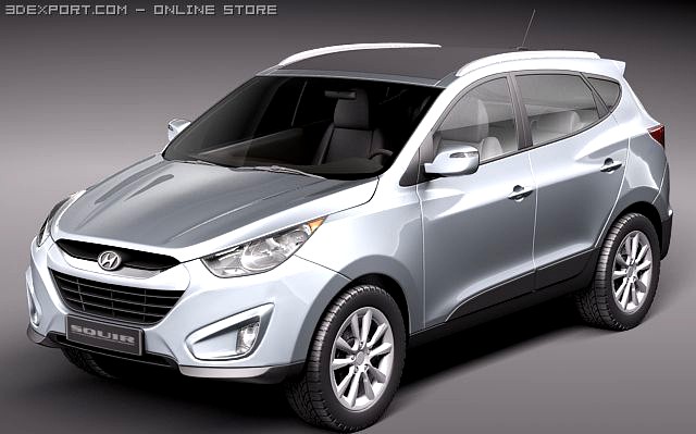 Hyundai Tucson 2011 3D Model