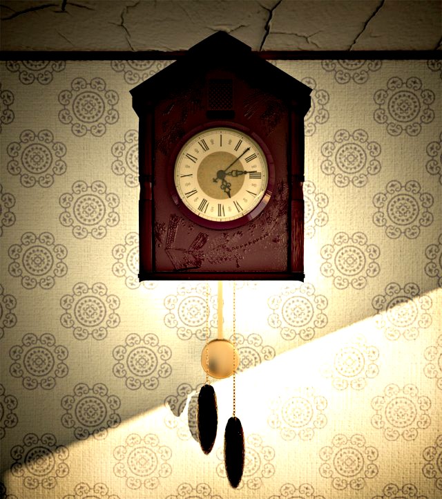 Grandmas clock 3D Model