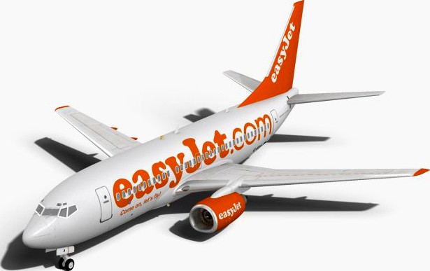 EasyJet Boeing 737700 3D Model