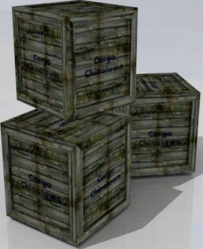 Crate 3D Model