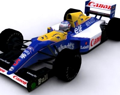 Williams Renault FW14b 3D Model