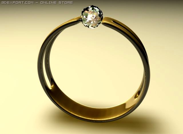 Download free Gold Ring for Free 3D Model