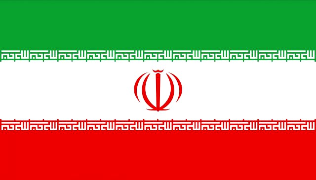 Iran flag 3D Model