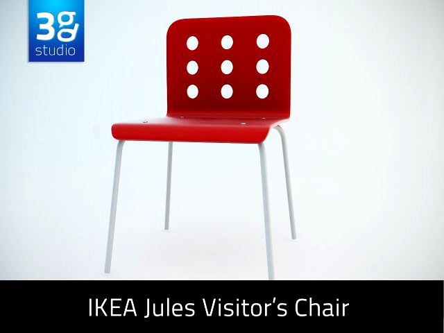 IKEA Jules Visitors chair 3D Model