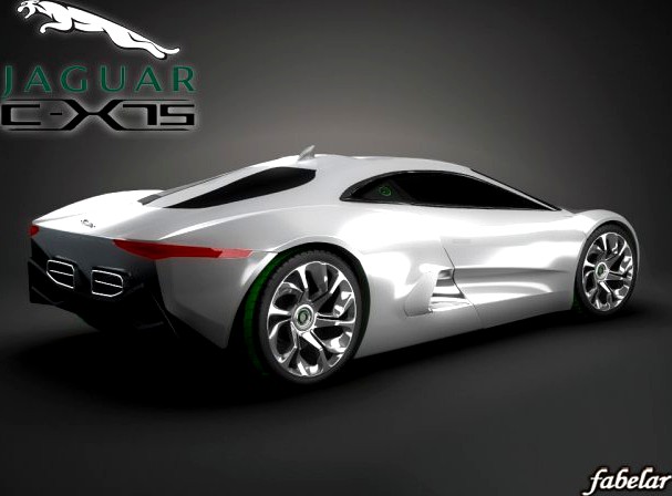 Jaguar CX75 STD MAT 3D Model