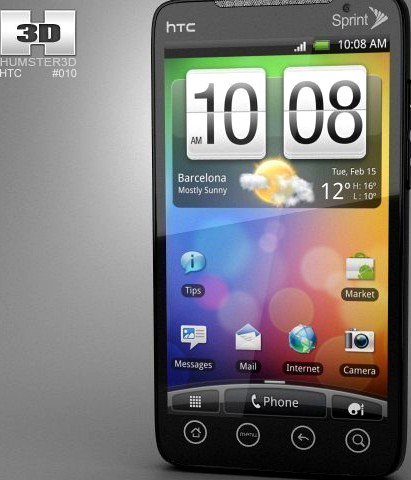 HTC Evo 4G 3D Model