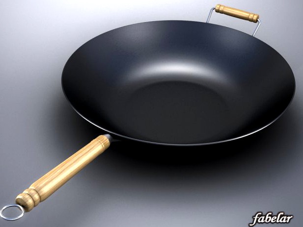 Wok 3D Model