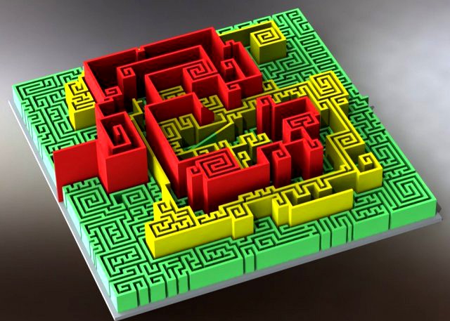 Multilevel maze 3D Model