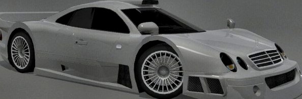 MercedesBenz CLKGTR 3D Model