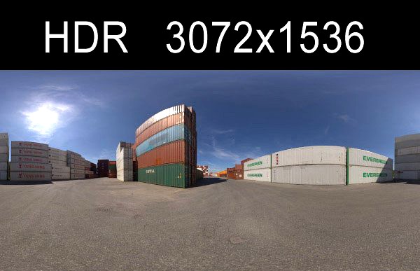 Download free Container HDR sIBL free 3D Model