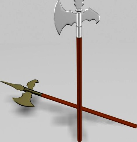 Halberd 3D Model