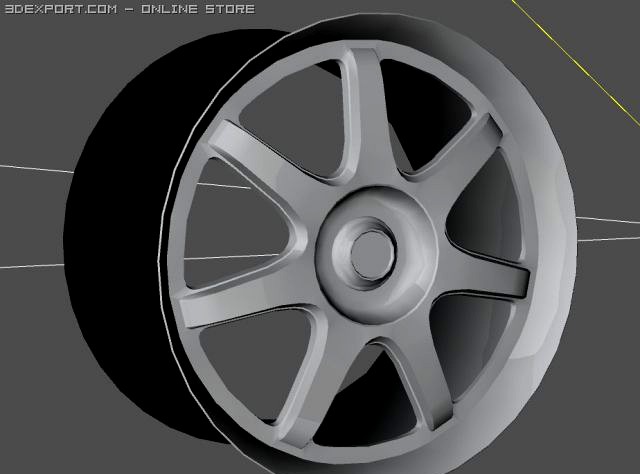 2 rims 3D Model