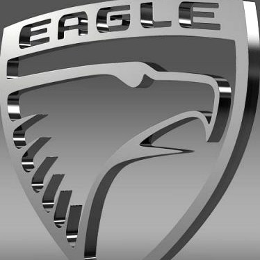 Eagle Logo 3D Model