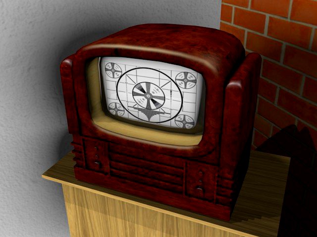 Vintage TV 3D Model