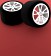 Tires and Wheels White 3D Model