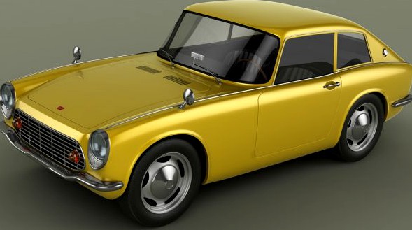 Honda S600 Coupe 3D Model