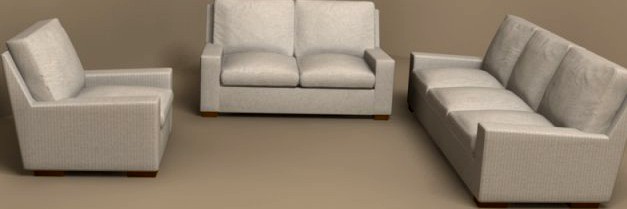 Pierre collection by Flexform 3D Model