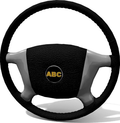 Modern Steering 3D Model