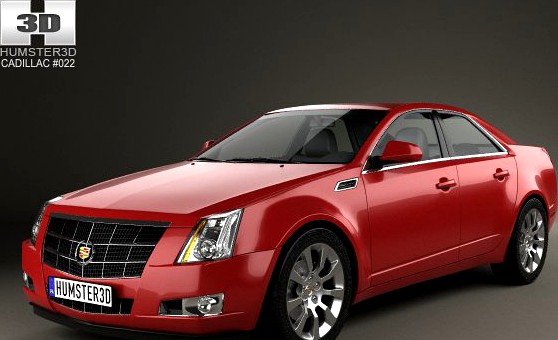 Cadillac CTS 2008 3D Model