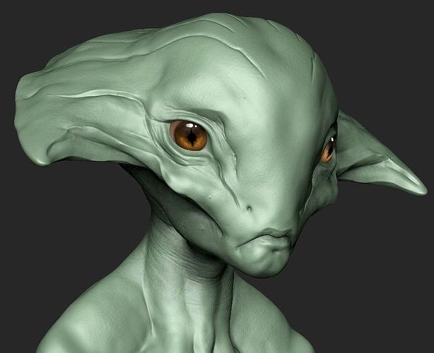 Alien Head 01