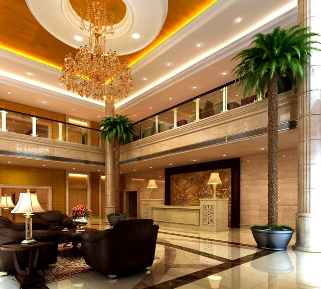 Lobby Space 069 3D Model