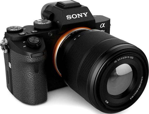 Sony Alpha 7 II with two lenses 3D Model